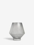 Krom batteridrevet tapered ambient lampe - Britisk produkt