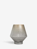 Krom batteridrevet tapered ambient lampe - Britisk produkt