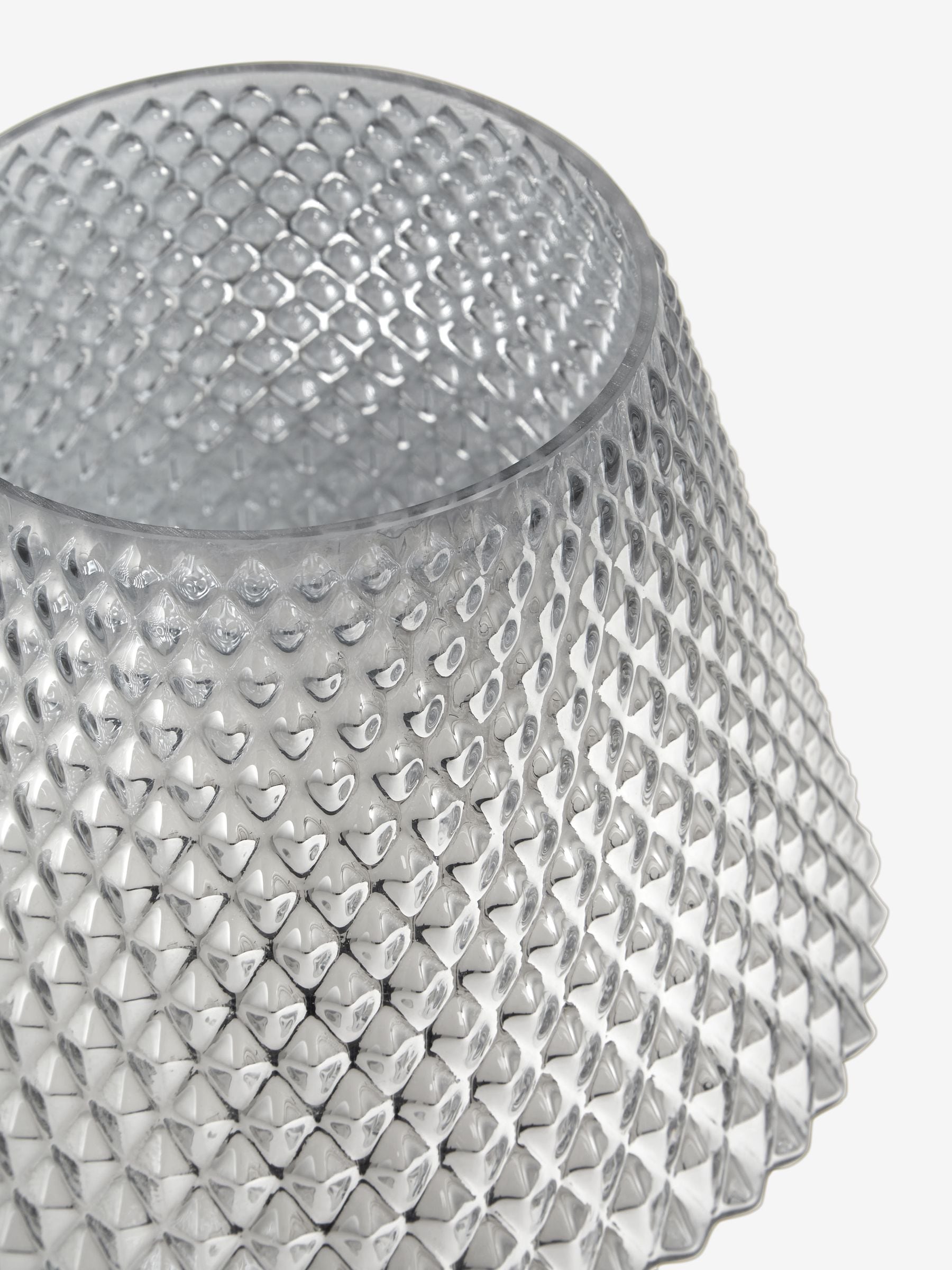 Krom batteridrevet tapered ambient lampe - Britisk produkt