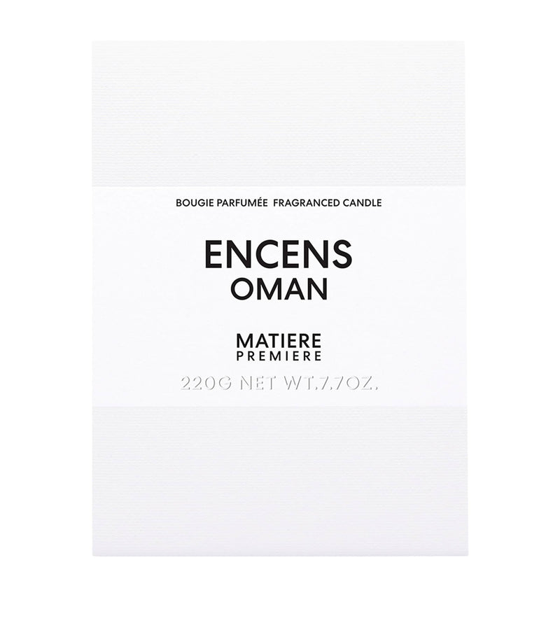 Matiere Premiere Encens Oman scented candle 220g, imported from the UK