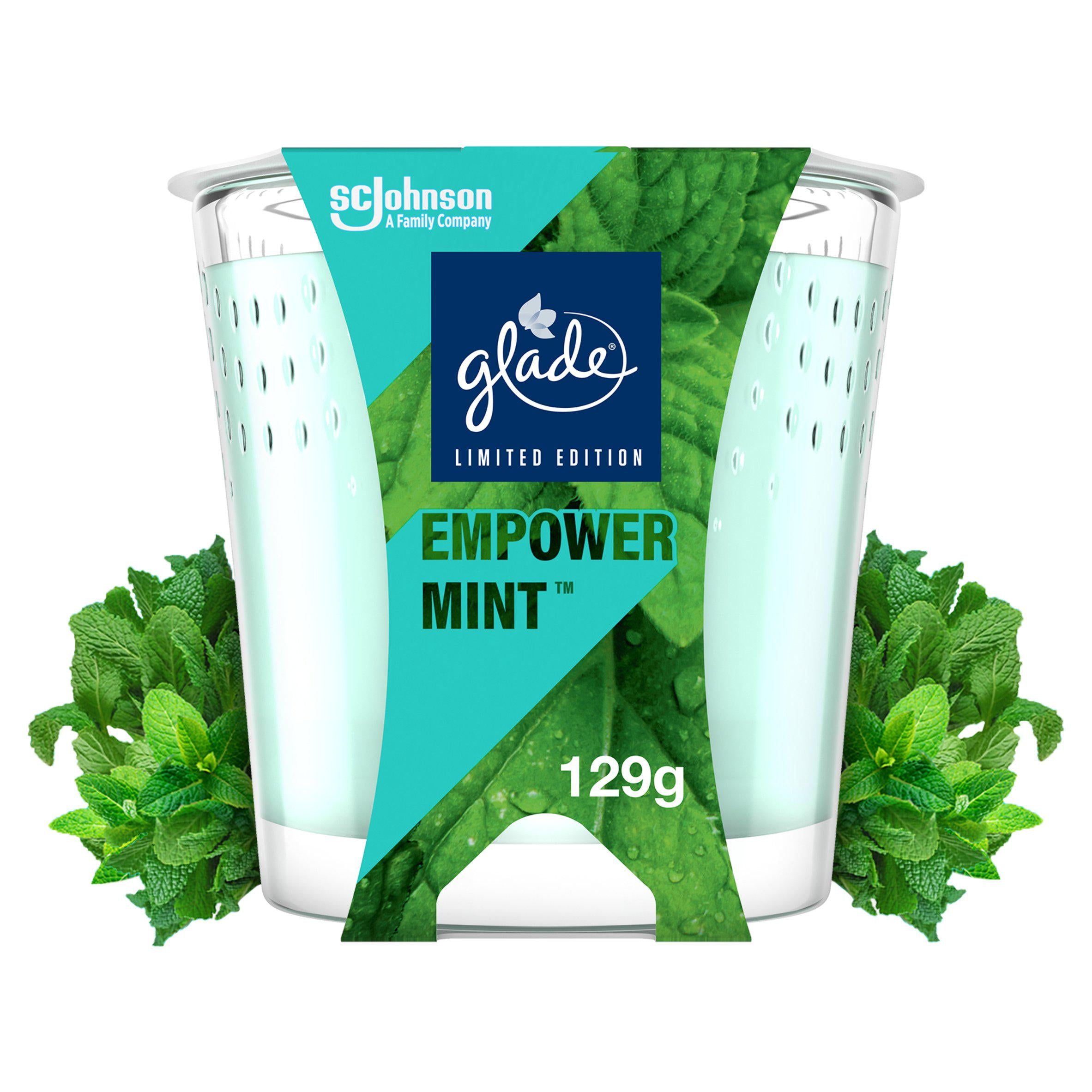 Glade Small Candle Empowermint 129g GOODS Sainsburys   