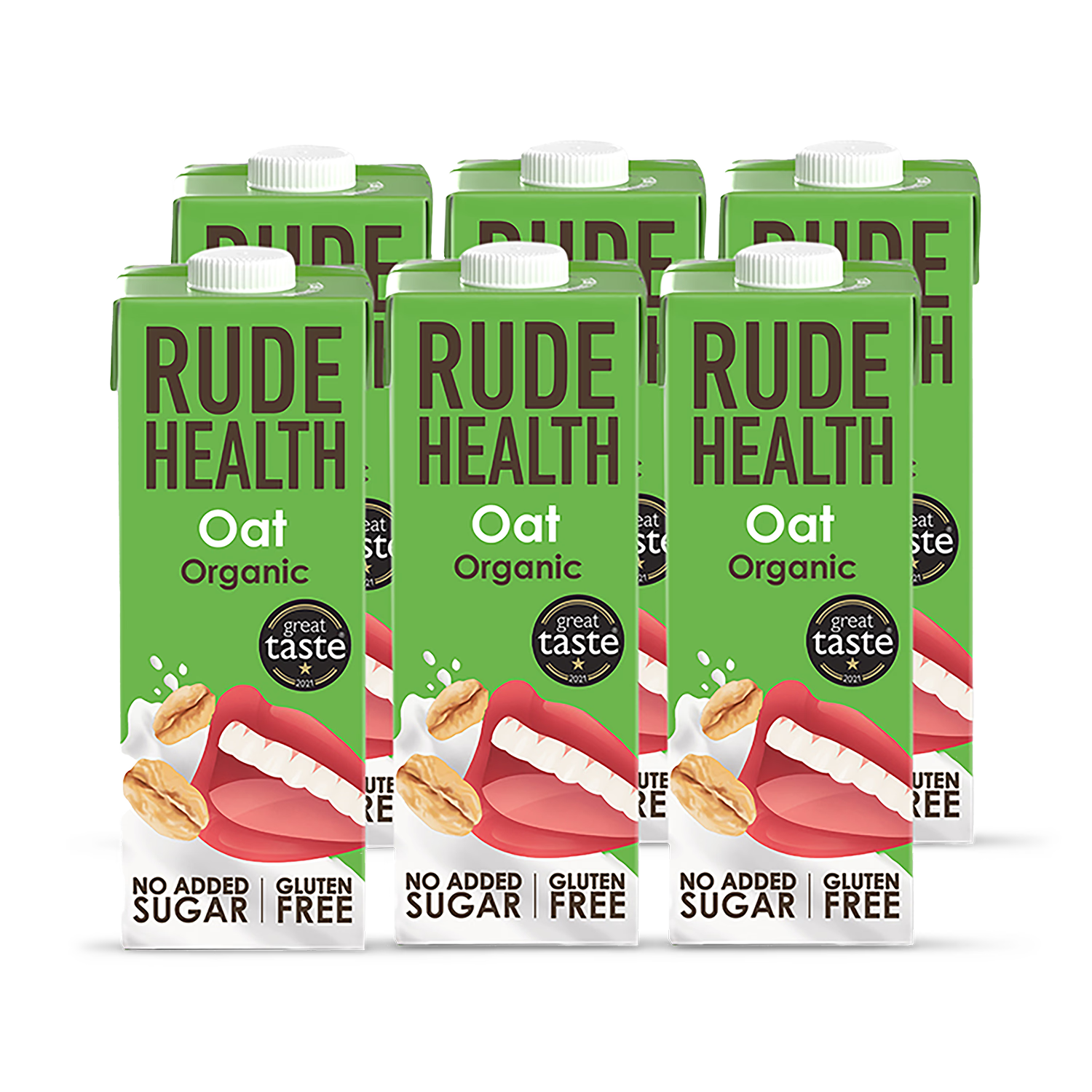 Rude Health Bio-Haferdrink, 6 x 1L, importiert aus Großbritannien