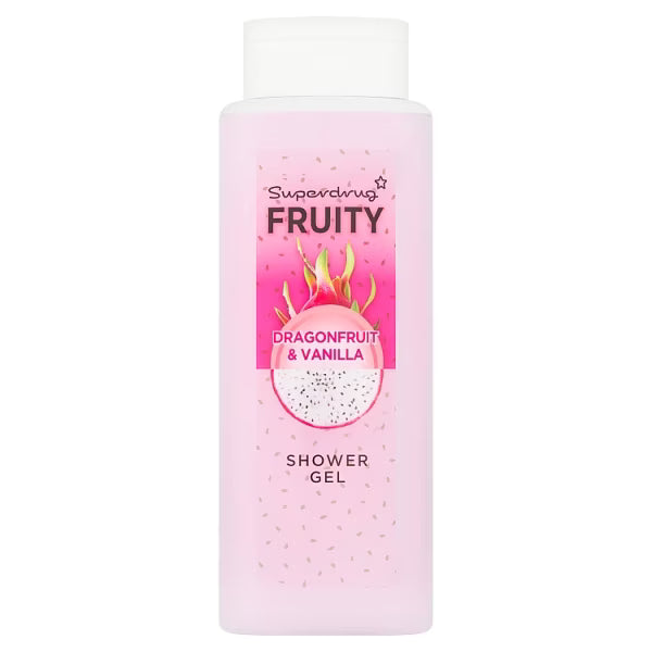 Superdrug Fruity Dragon Fruit and Vanilla shower gel 500ml (British brand)