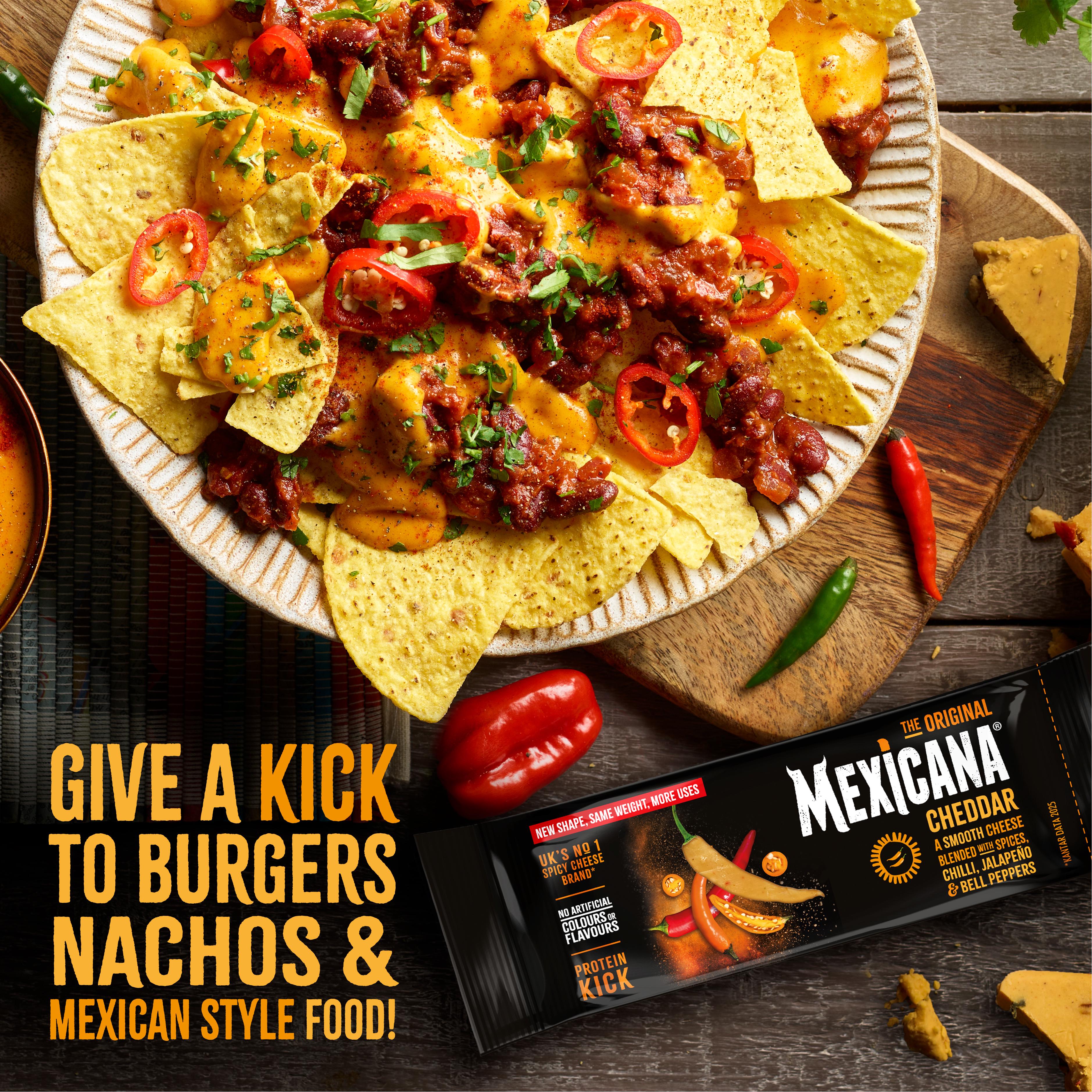 Mexicana original spicy cheddar cheese 185g, UK version