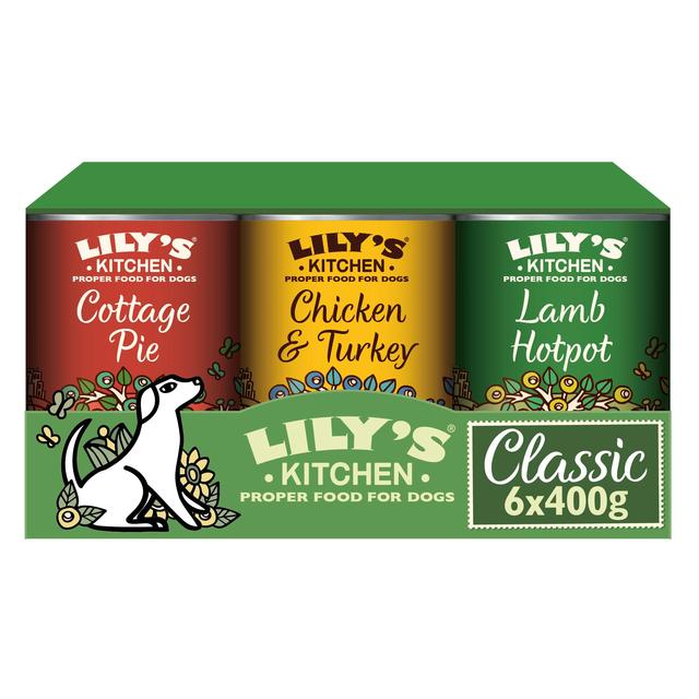 Lily's Kitchen Classic Recipes for Dogs Multipack   6 x 400g GOODS M&S   