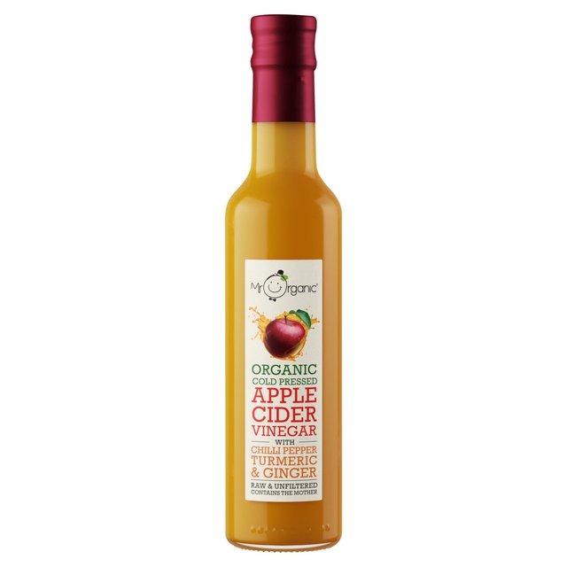 Mr Organic Apple Cider Vinegar with Turmeric Chilli Ginger   250ml