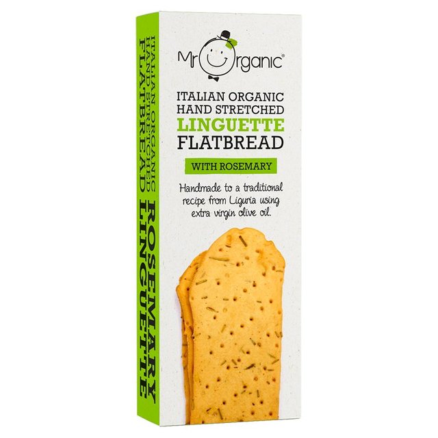 Mr Organic Rosemary Linguette Flatbread   150g