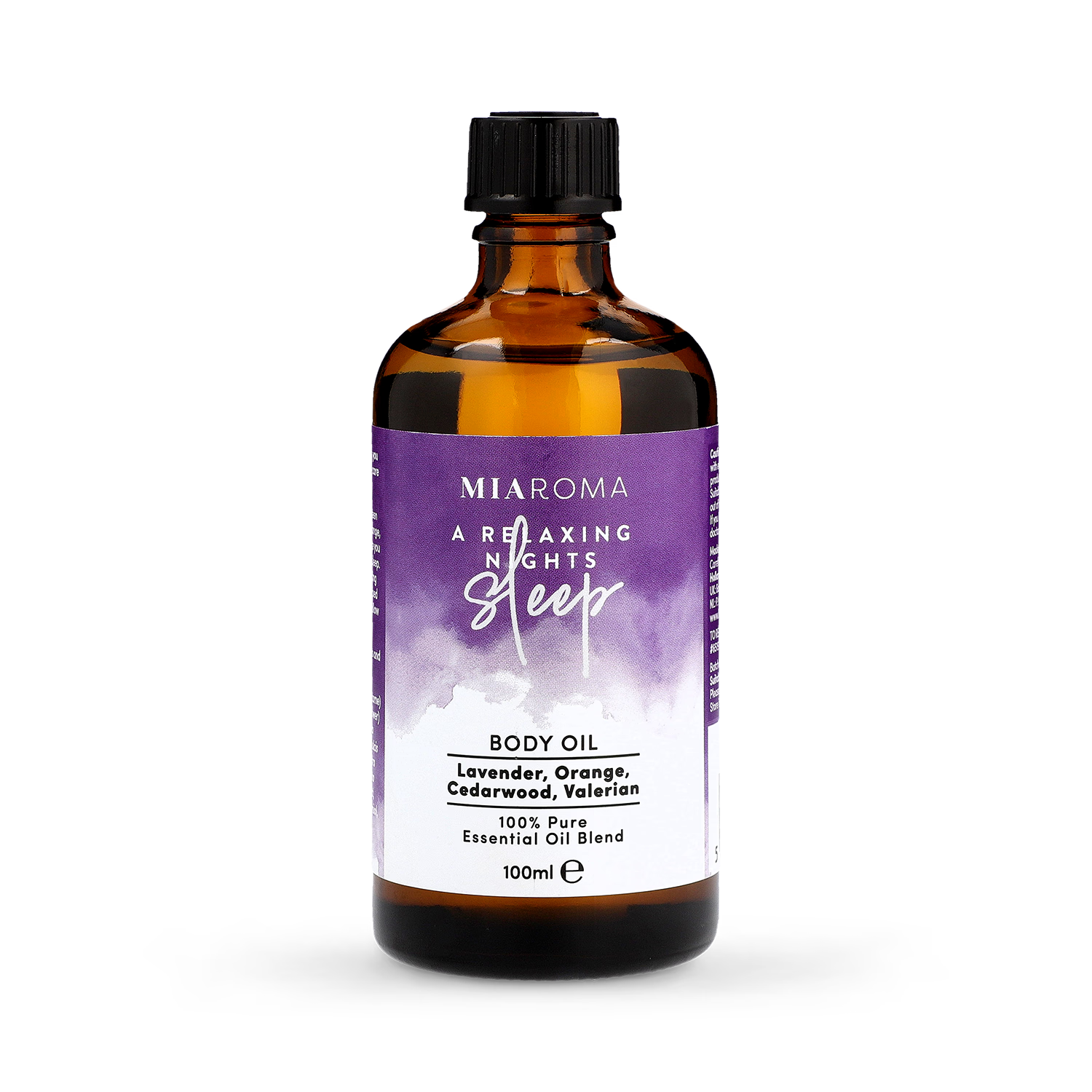 Miaroma Relaxing Night's Sleep Body Oil 100ml, imported from the UK