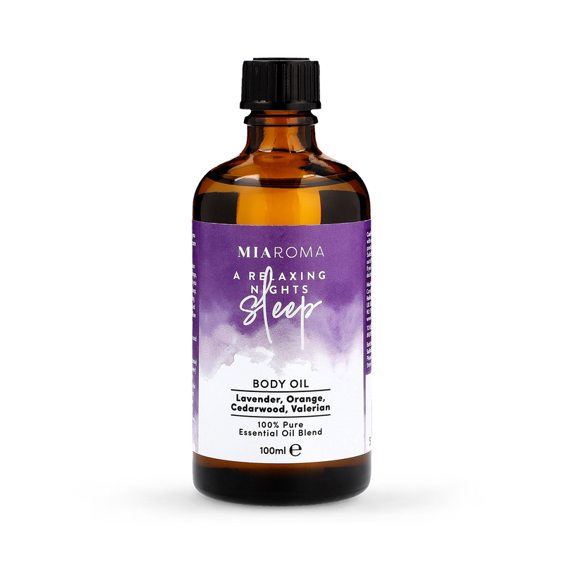Miaroma Relaxing Night's Sleep Body Oil 100ml, imported from the UK