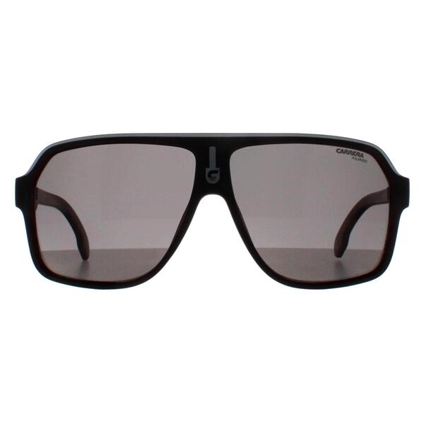 Carrera 1001/S black polarised unisex sunglasses - British product