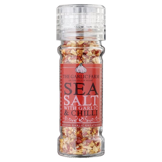 The Garlic Farm Sea Salt with Chilli   60g GOODS M&S   