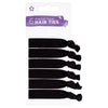 Superdrug black flat hair bands (British brand)