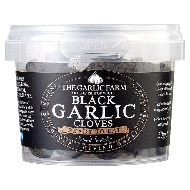 The Garlic Farm Black Garlic Cloves   50g GOODS M&S   