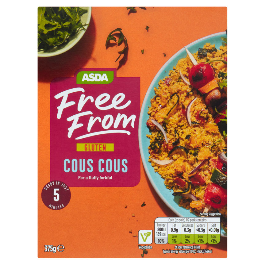 ASDA Free From Cous Cous Rice, Pasta & Noodles ASDA   