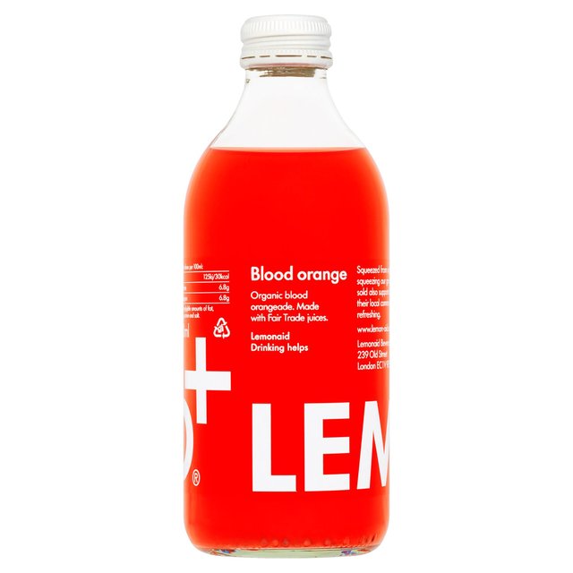 LemonAid Fairtrade Organic Blood Orange   330ml GOODS M&S   