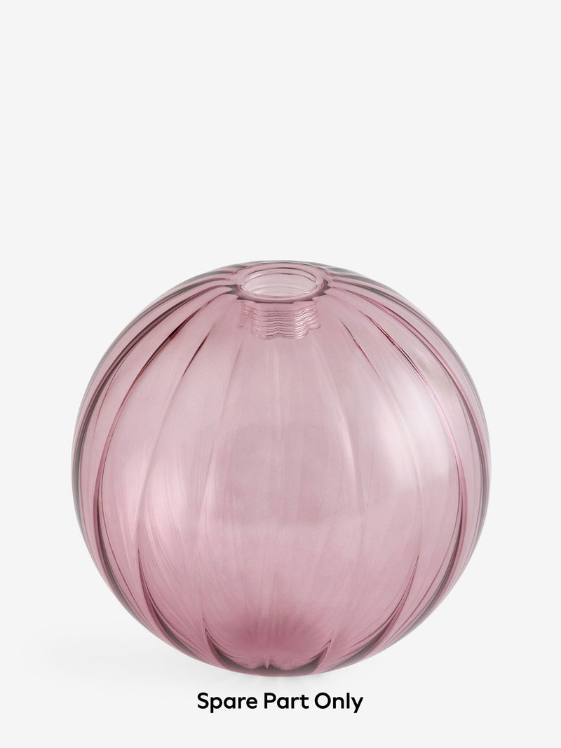 Pink glass shade for Hampton Cluster light, UK version