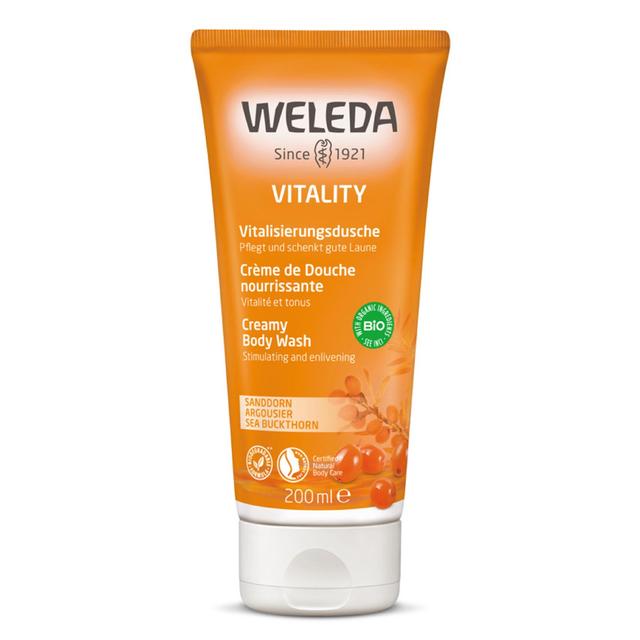 Weleda Sea Buckthorn Vitality Creamy Vegan Body Wash   200ml GOODS M&S   