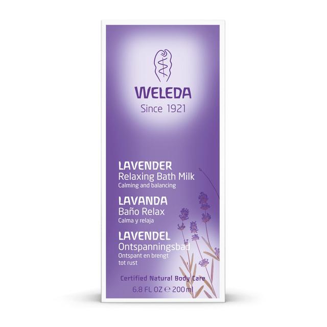 Weleda Natural Lavender Relaxing Bath Milk Vegan   200ml GOODS M&S   