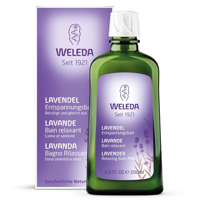 Weleda Natural Lavender Relaxing Bath Milk Vegan   200ml GOODS M&S   