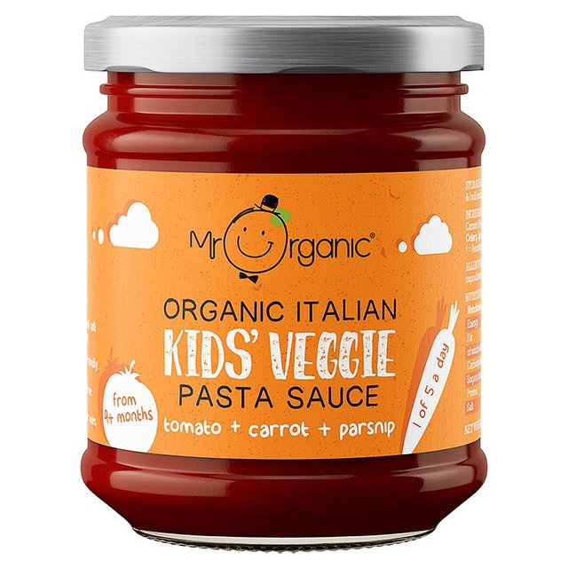 Mr Organic Kids Pasta Sauce Tomato Carrot & Parsnip   200g