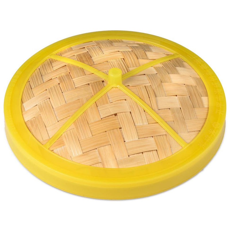 Bamboo steamer cover with rubber edge 5 inch (British brand)