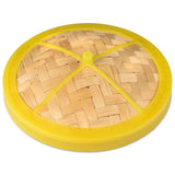Bamboo steamer cover with rubber edge 5 inch (British brand)