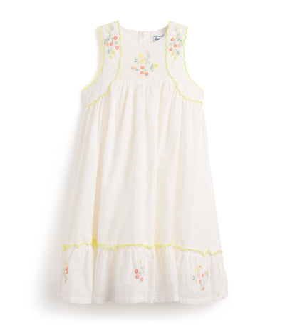 Harrods Children's Embroidered Cotton Broderie Anglaise Dress 2-12 Years- Buy online at McGrocer