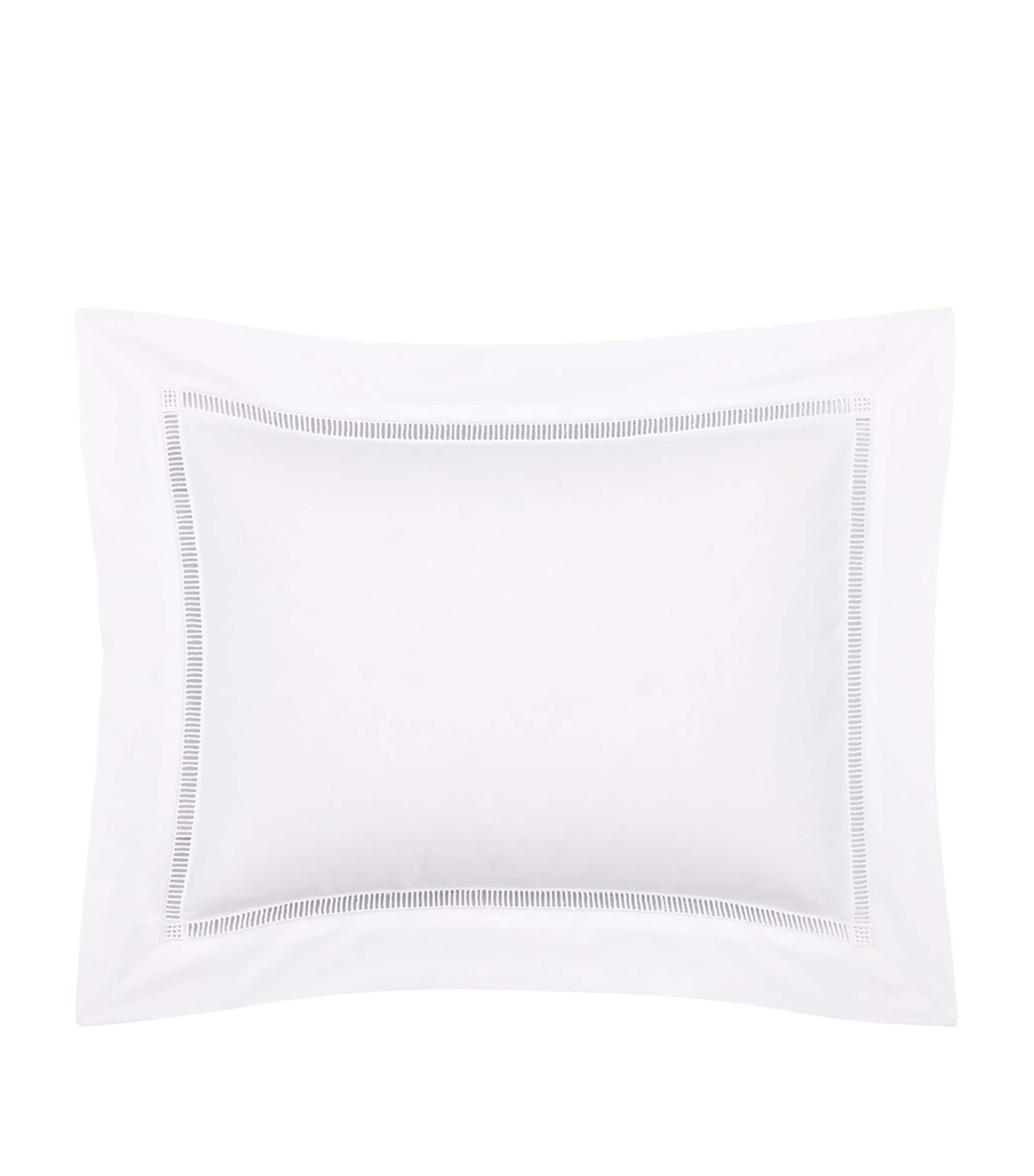 Yves Delorme Colisée Blanc boudoir pillowcase 31cm x 42cm (British brand)