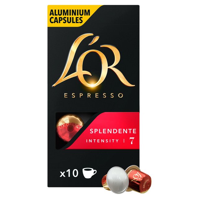 L'OR Splendente Coffee Pods x10 Intensity 7   10 per pack GOODS M&S   