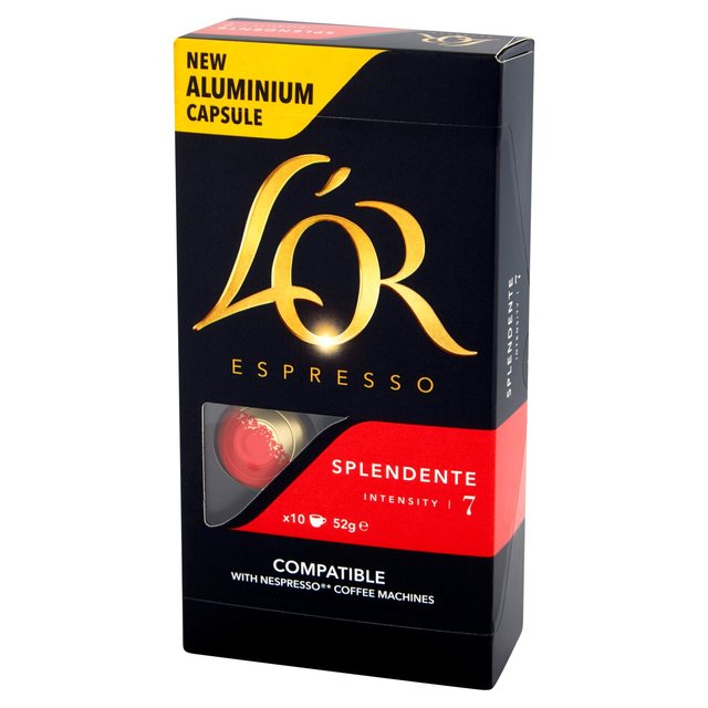 L'OR Splendente Coffee Pods x10 Intensity 7   10 per pack GOODS M&S   