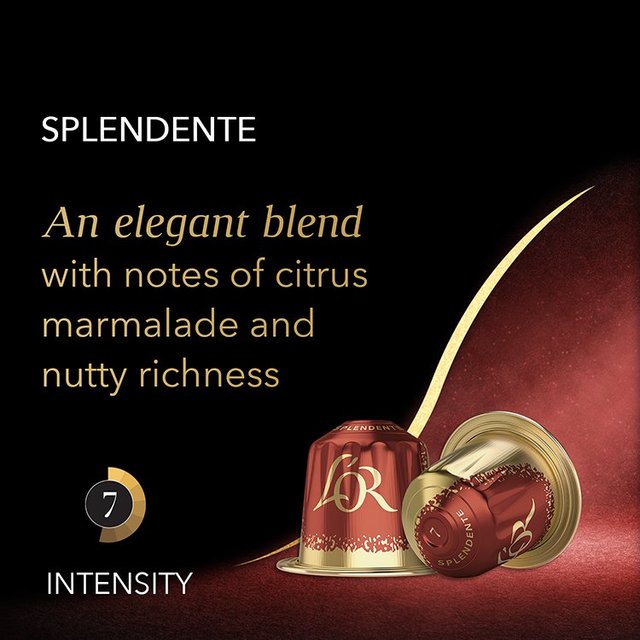 L'OR Splendente Coffee Pods x10 Intensity 7   10 per pack GOODS M&S   