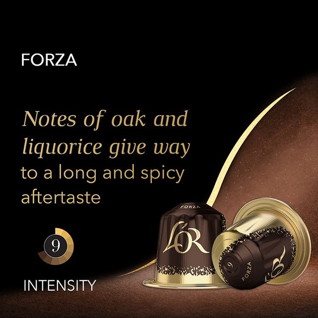 L'OR Forza Coffee Pods x10 Intensity 9   10 per pack GOODS M&S   