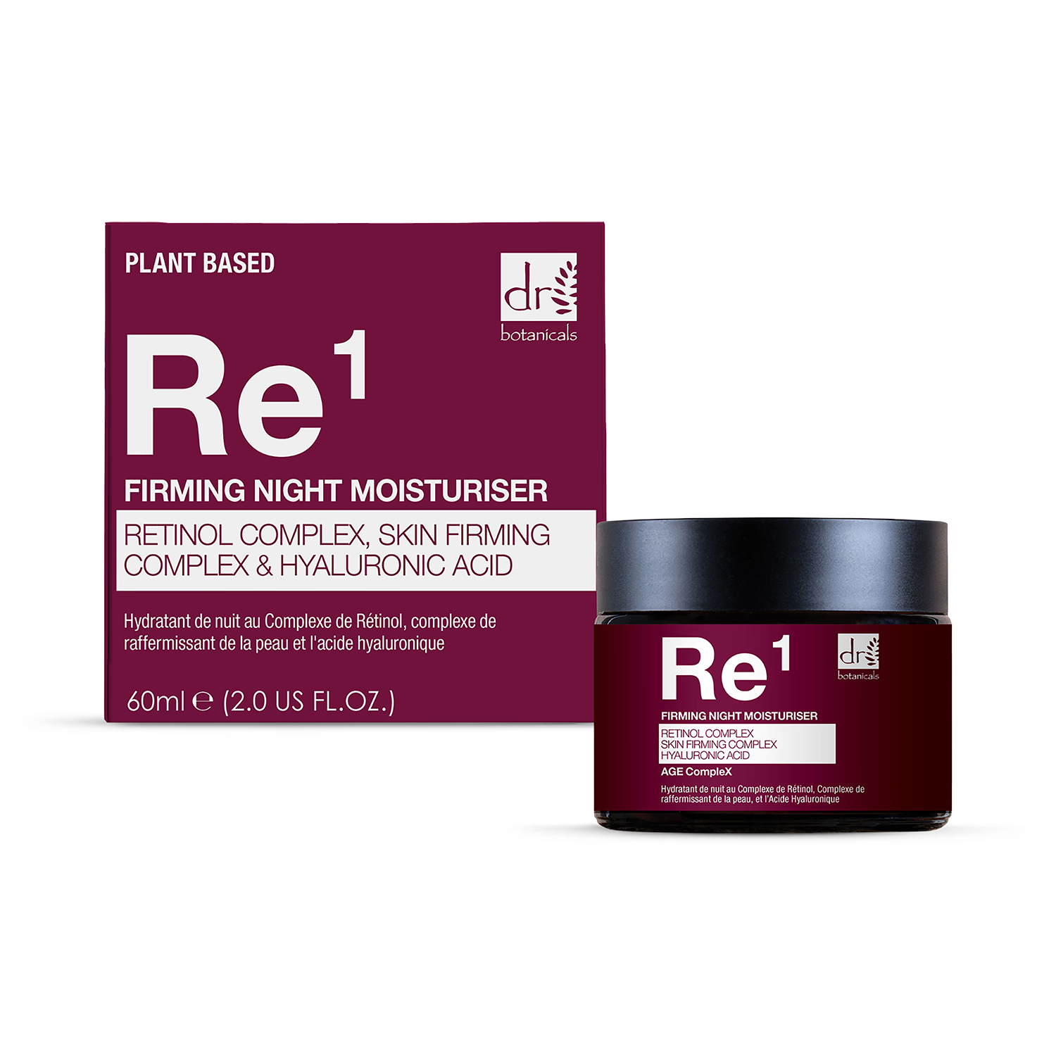 Dr Botanicals Firming Night Moisturiser 60ml - British product