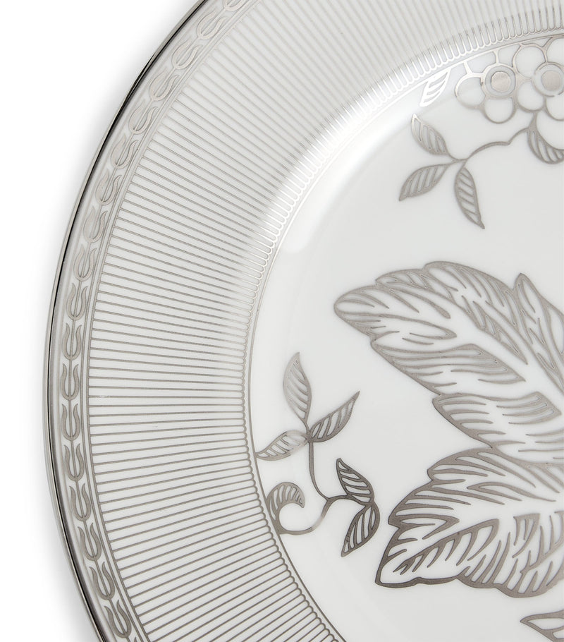 Wedgwood bone china Silver Tonquin plate 20cm (British brand)