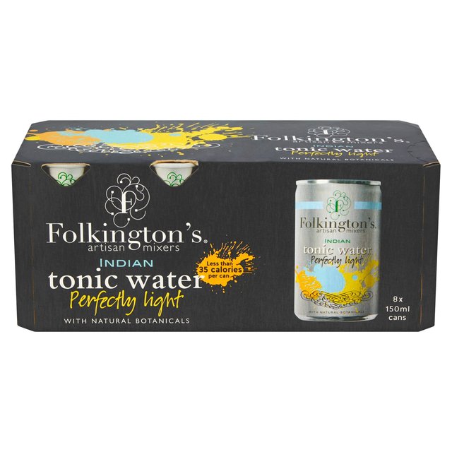 Folkington's Indian Tonic Water Light   8 x 150ml