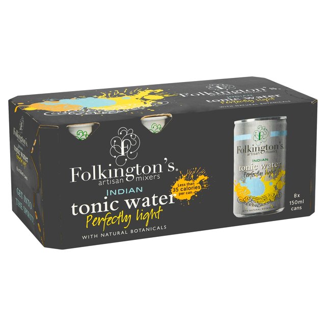 Folkington's Indian Tonic Water Light   8 x 150ml GOODS M&S   