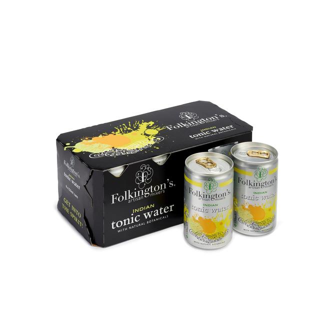 Folkington's Indian Tonic Water   8 x 150ml GOODS M&S   