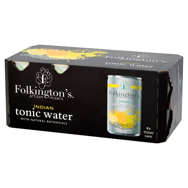 Folkington's Indian Tonic Water   8 x 150ml GOODS M&S   