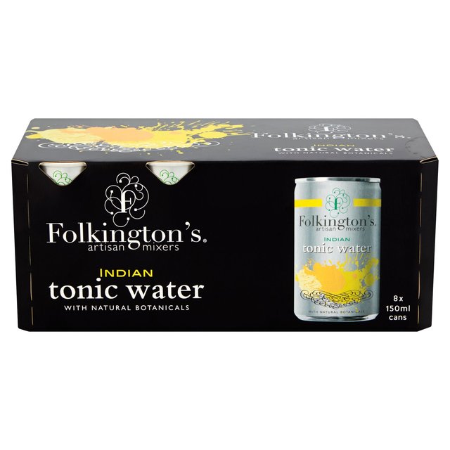 Folkington's Indian Tonic Water   8 x 150ml GOODS M&S   