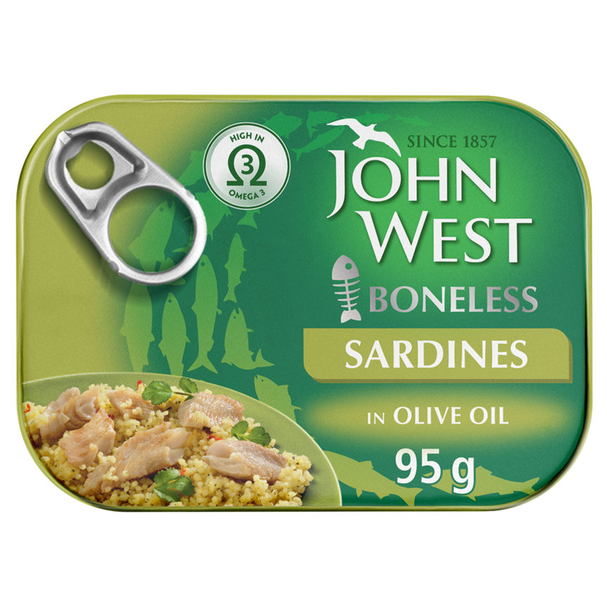 John West Boneless Sardines in Olive Oil GOODS ASDA   