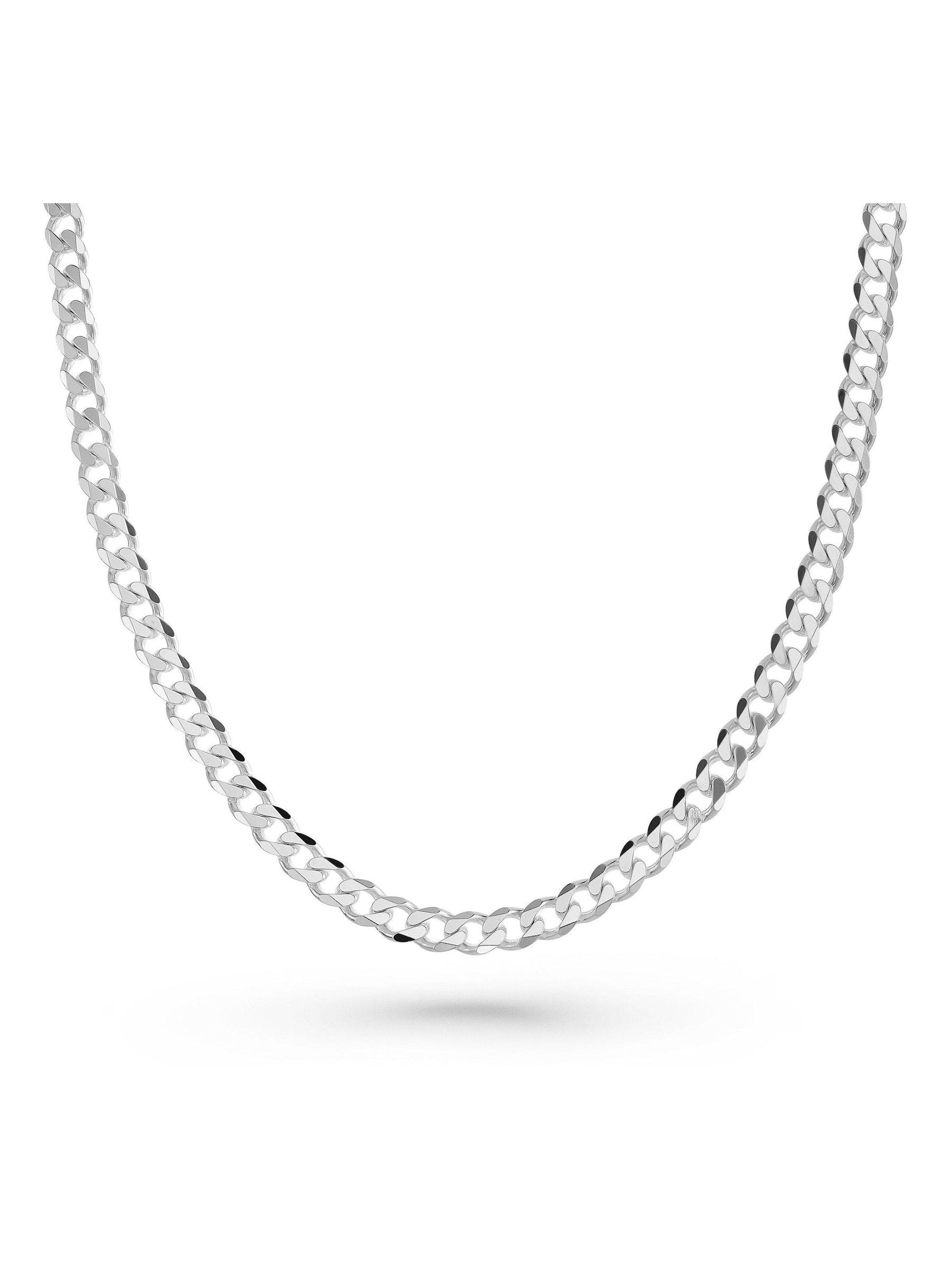 Silver curb necklace 50cm (British brand)