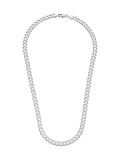 Silver curb necklace 50cm (British brand)