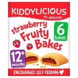 Kiddylicious Strawberry Fruity Bakes Baby Snacks Multi   6 x 22g GOODS M&S   