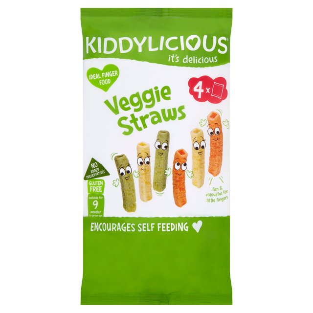 Kiddylicious Veggie Straws Baby Snacks Multi   4 x 12g GOODS M&S   