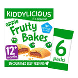 Kiddylicious Apple Fruity Bakes Baby Snacks Multi   6 x 22g