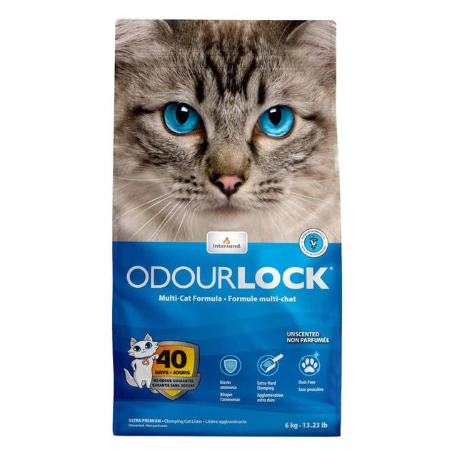 Intersand Odourlock Clumping Cat Litter   6kg GOODS M&S   