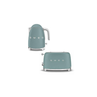 Superdrug Smeg KLF03 Kettle and TSF01 Toaster Set in Green- Buy online at McGrocer