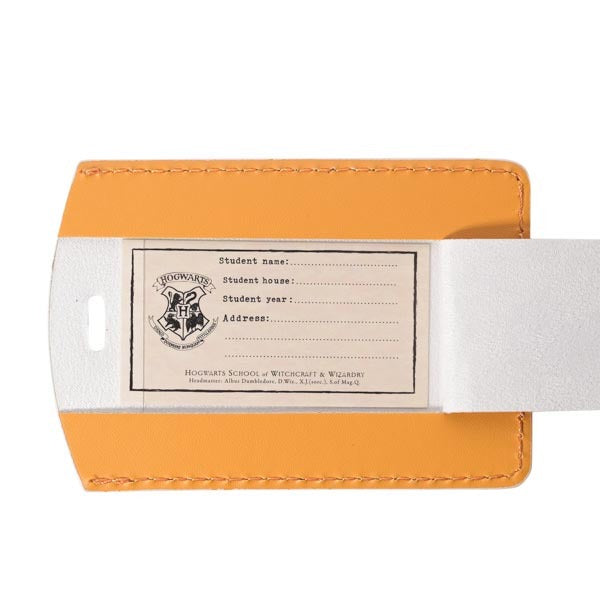 Warner Bros Hufflepuff passport holder and luggage tag, British brand