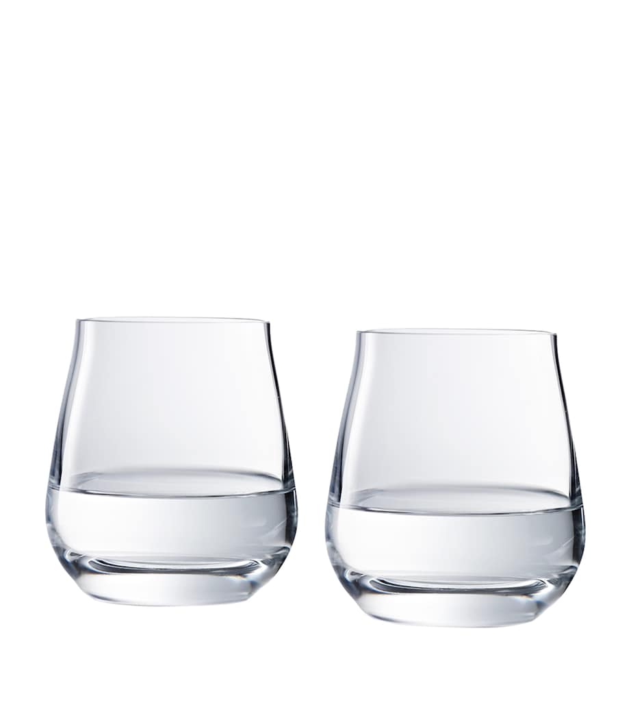 Baccarat large crystal tumblers set of 2 - British product
