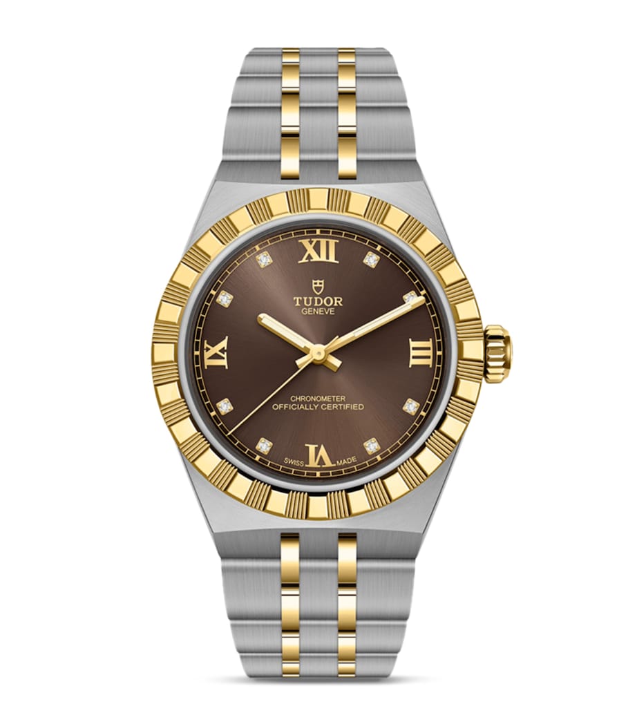 TUDOR Royal watch yellow gold diamond 30mm - British product
